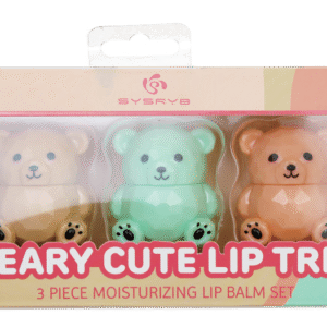 SPK-23020-BG-SL Bear Cute Three - Piece Lip Balm Trio