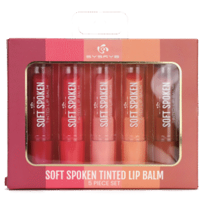 SPK-23023-BG-SL Soft Spoken Tinted Lip Balm 5 - Piece Set